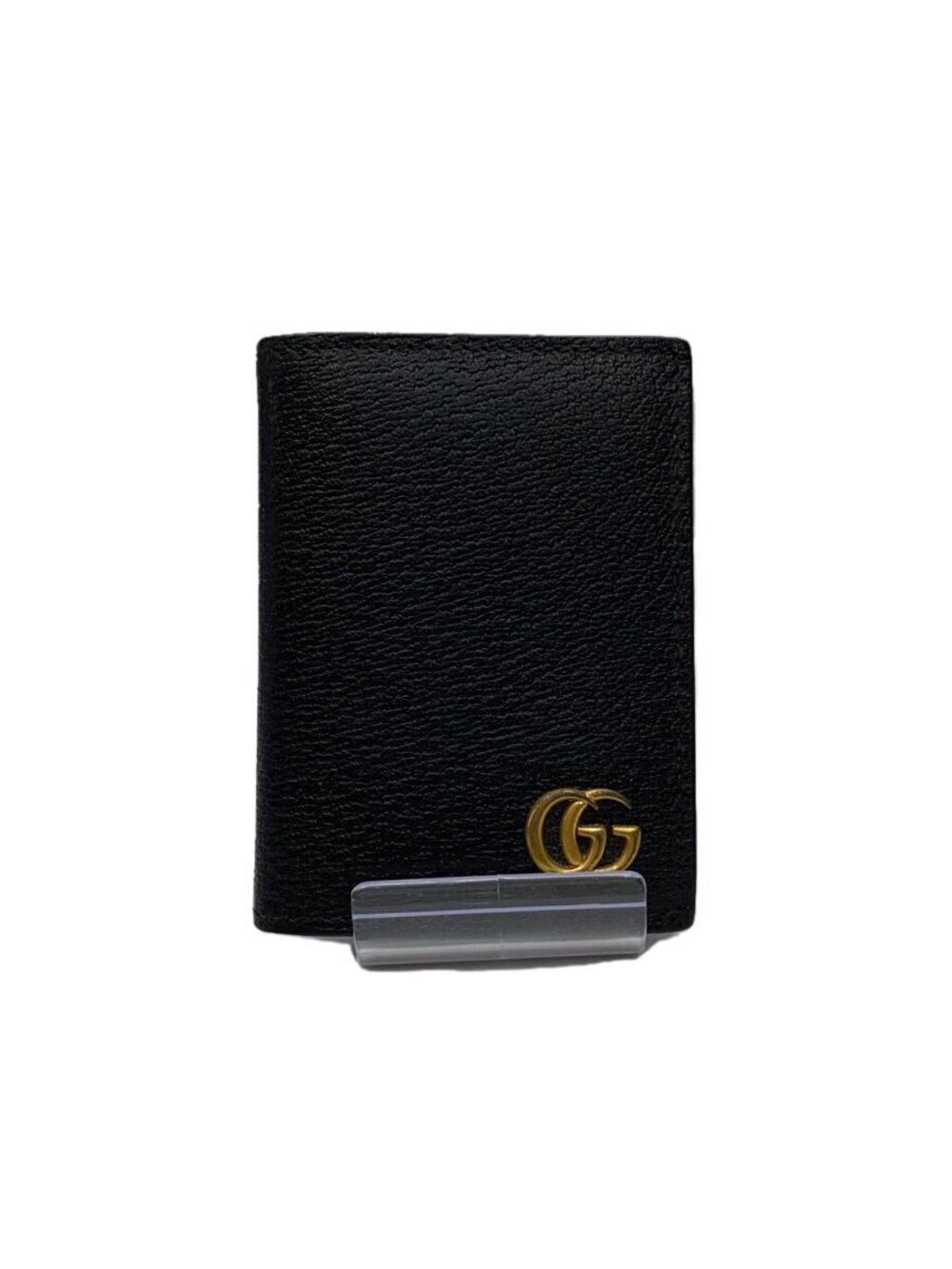 Gucci Card Case Wallet Leather Black